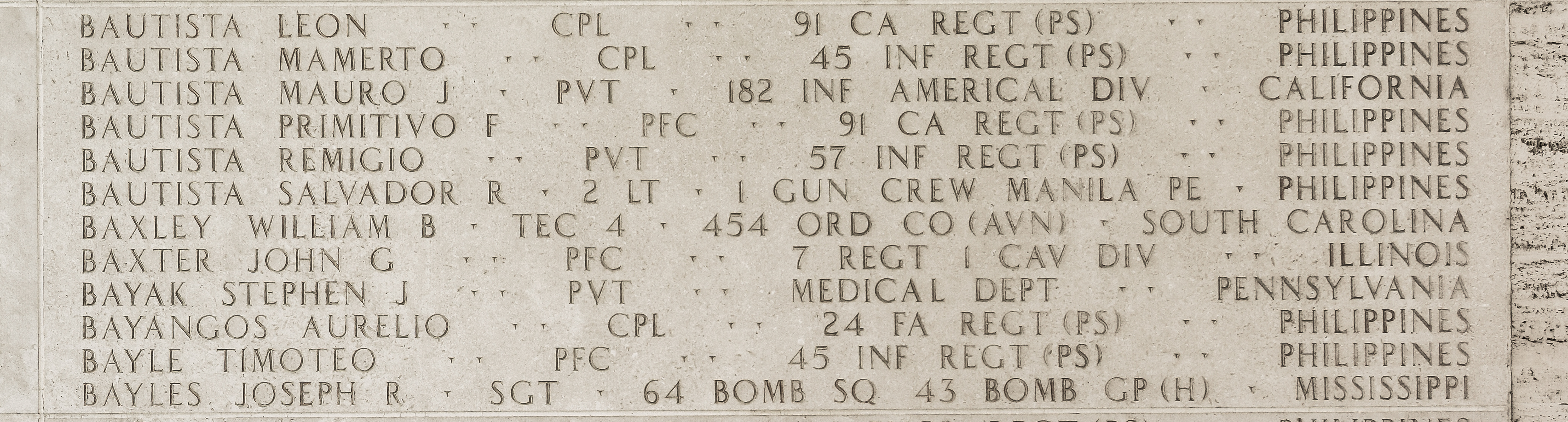 Mauro J. Bautista, Private